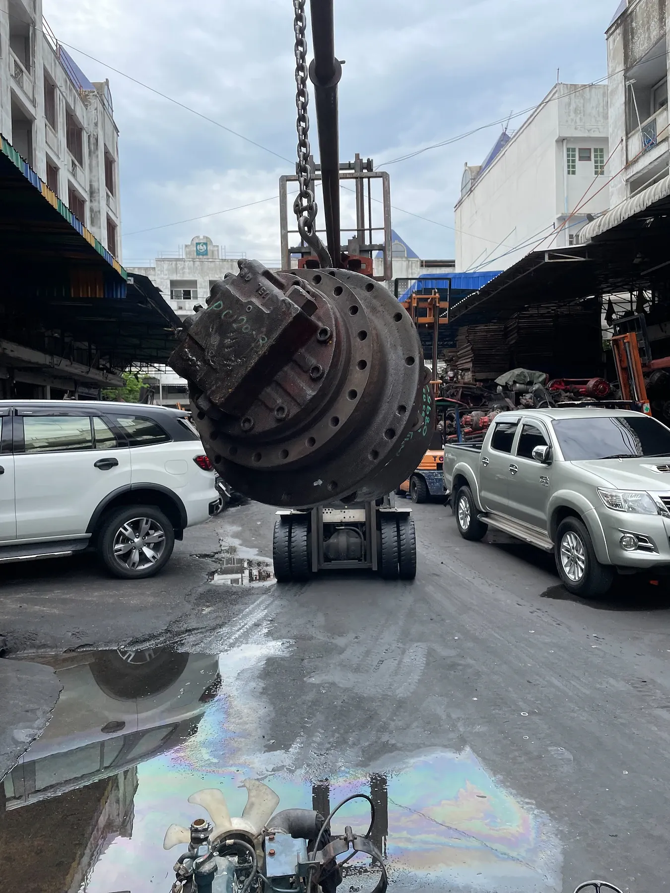 ตัวเดิน (Travel Motor) PC120-3 มือสอง รูปสินค้าจริงที่ 9